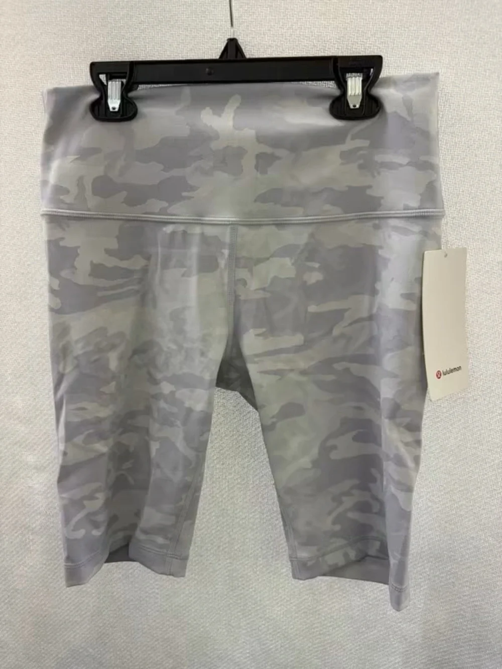 lululemon athletica Gray Camo Bike Shorts